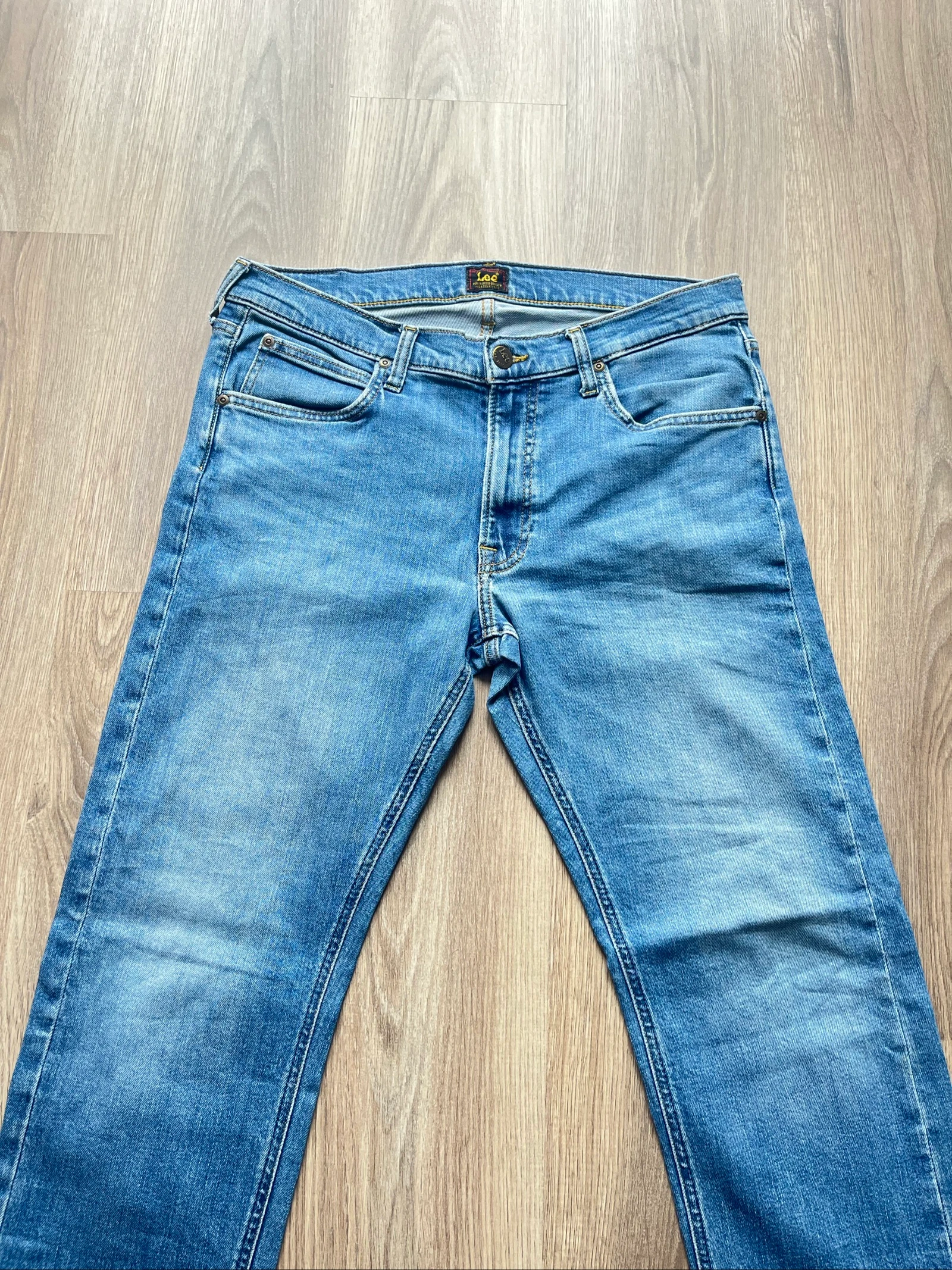 Lee Y2K Super Baggy Jeans Parachute Pants Carpenter Premium Retro Made in USA Vintage 90s – photo 6